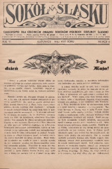 Sokół na Śląsku : czasopismo dla członków Związku Sokołów Polskich Dzielnicy Śląskiej. 1927, nr 5