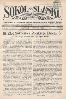 Sokół na Śląsku : czasopismo dla członków Związku Sokołów Polskich Dzielnicy Śląskiej. 1928, nr 7