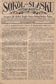 Sokół na Śląsku : czasopismo dla członków Związku Sokołów Polskich Dzielnicy Śląskiej. 1930, nr 5