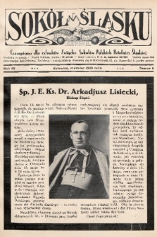 Sokół na Śląsku : czasopismo dla członków Związku Sokołów Polskich Dzielnicy Śląskiej. 1930, nr 6