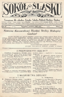 Sokół na Śląsku : czasopismo dla członków Związku Sokołów Polskich Dzielnicy Śląskiej. 1930, nr 12