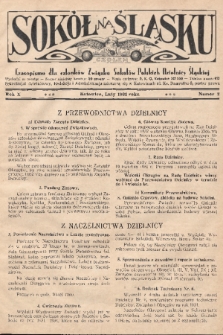 Sokół na Śląsku : czasopismo dla członków Związku Sokołów Polskich Dzielnicy Śląskiej. 1931, nr 2