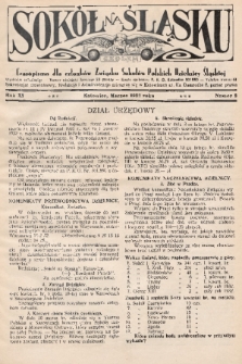 Sokół na Śląsku : czasopismo dla członków Związku Sokołów Polskich Dzielnicy Śląskiej. 1932, nr 3