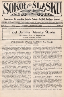 Sokół na Śląsku : czasopismo dla członków Związku Sokołów Polskich Dzielnicy Śląskiej. 1932, nr 6