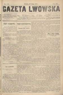 Gazeta Lwowska. 1911, nr 115