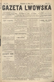 Gazeta Lwowska. 1911, nr 116
