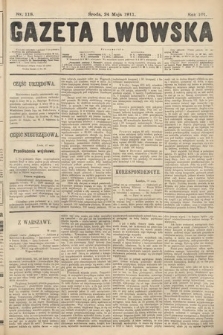 Gazeta Lwowska. 1911, nr 118