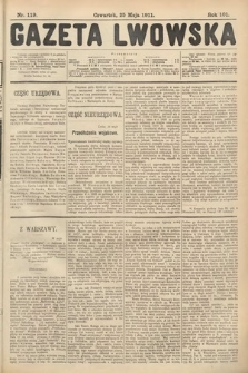Gazeta Lwowska. 1911, nr 119