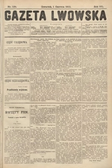 Gazeta Lwowska. 1911, nr 124