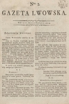 Gazeta Lwowska. 1814, nr 2