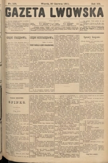 Gazeta Lwowska. 1911, nr 138