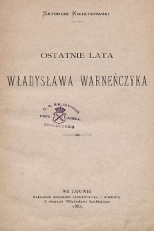 Ostatnie lata Władysława Warneńczyka
