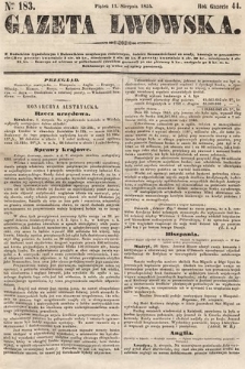 Gazeta Lwowska. 1854, nr 183