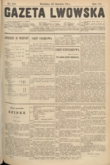 Gazeta Lwowska. 1911, nr 143