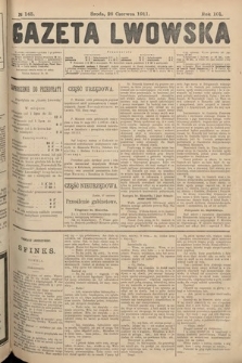 Gazeta Lwowska. 1911, nr 145
