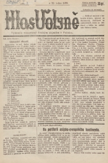 Hlas Volyně : týdeník, věnovaný českým zájmům v Polsku. 1936, č. 3