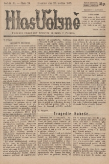 Hlas Volyně : týdeník, věnovaný českým zájmům v Polsku. 1936, č. 20