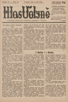 Hlas Volyně : týdeník, věnovaný českým zájmům v Polsku. 1936, č. 33