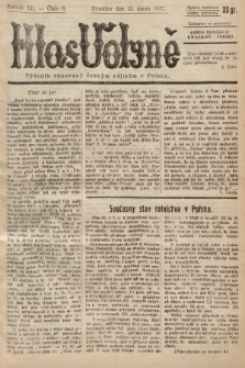 Hlas Volyně : týdeník, věnovaný českým zájmům v Polsku. 1937, č. 6