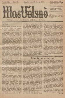 Hlas Volyně : týdeník, věnovaný českým zájmům v Polsku. 1937, č. 25