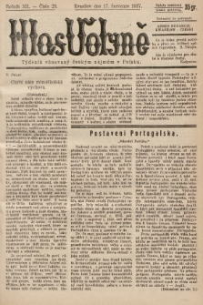 Hlas Volyně : týdeník, věnovaný českým zájmům v Polsku. 1937, č. 28