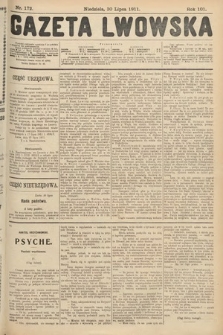 Gazeta Lwowska. 1911, nr 172