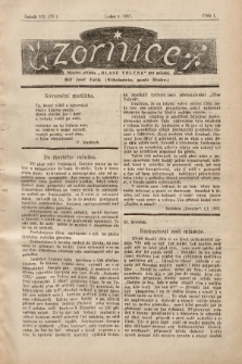Zornice : měsiční příloha „Hlasu Volyně” pro mladež. 1937, č. 1