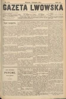 Gazeta Lwowska. 1911, nr 173