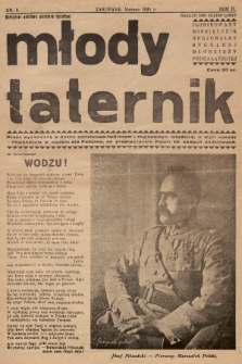 Młody Taternik : ilustrowany miesięcznik regjonalny szkolnej młodzieży podhalańskiej. 1935, nr 3