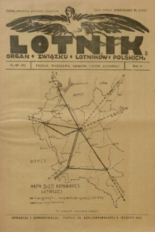 Lotnik : organ Związku Lotników Polskich. [1925], nr 20 (37)