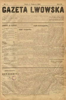 Gazeta Lwowska. 1906, nr 1