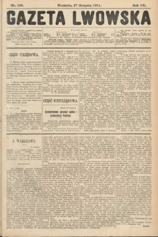 Gazeta Lwowska. 1911, nr 195