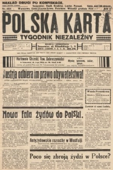 Polska Karta : tygodnik niezależny. 1934, nr 4 (drugie wydanie po konfiskacie)