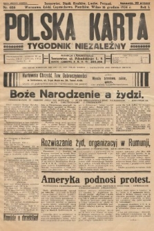 Polska Karta : tygodnik niezależny. 1934, nr 6