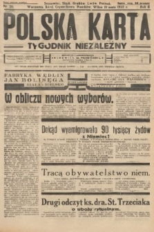 Polska Karta : tygodnik niezależny. 1935, nr 20