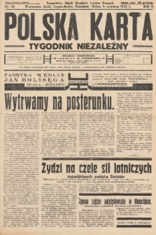 Polska Karta : tygodnik niezależny. 1935, nr 23