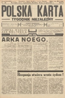 Polska Karta : tygodnik niezależny. 1935, nr 28