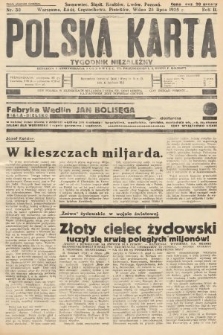 Polska Karta : tygodnik niezależny. 1935, nr 30