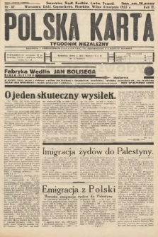 Polska Karta : tygodnik niezależny. 1935, nr 32