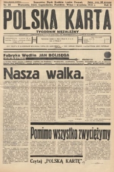 Polska Karta : tygodnik niezależny. 1935, nr 35