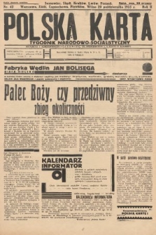 Polska Karta : tygodnik narodowo-socjalistyczny. 1935, nr 42