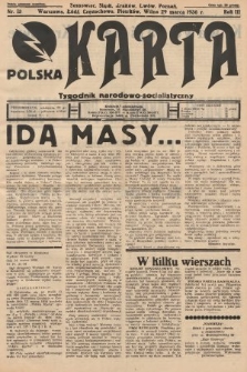 Polska Karta : tygodnik narodowo-socjalistyczny. 1936, nr 13