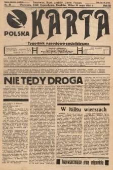 Polska Karta : tygodnik narodowo-socjalistyczny. 1936, nr 18