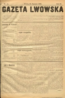 Gazeta Lwowska. 1906, nr 15