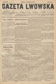 Gazeta Lwowska. 1911, nr 205