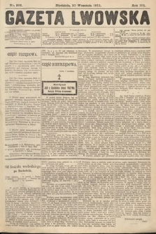 Gazeta Lwowska. 1911, nr 206