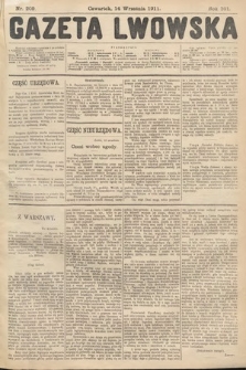 Gazeta Lwowska. 1911, nr 209