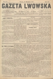Gazeta Lwowska. 1911, nr 211