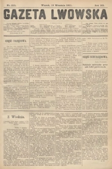 Gazeta Lwowska. 1911, nr 213