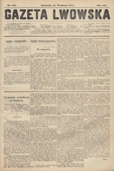 Gazeta Lwowska. 1911, nr 215